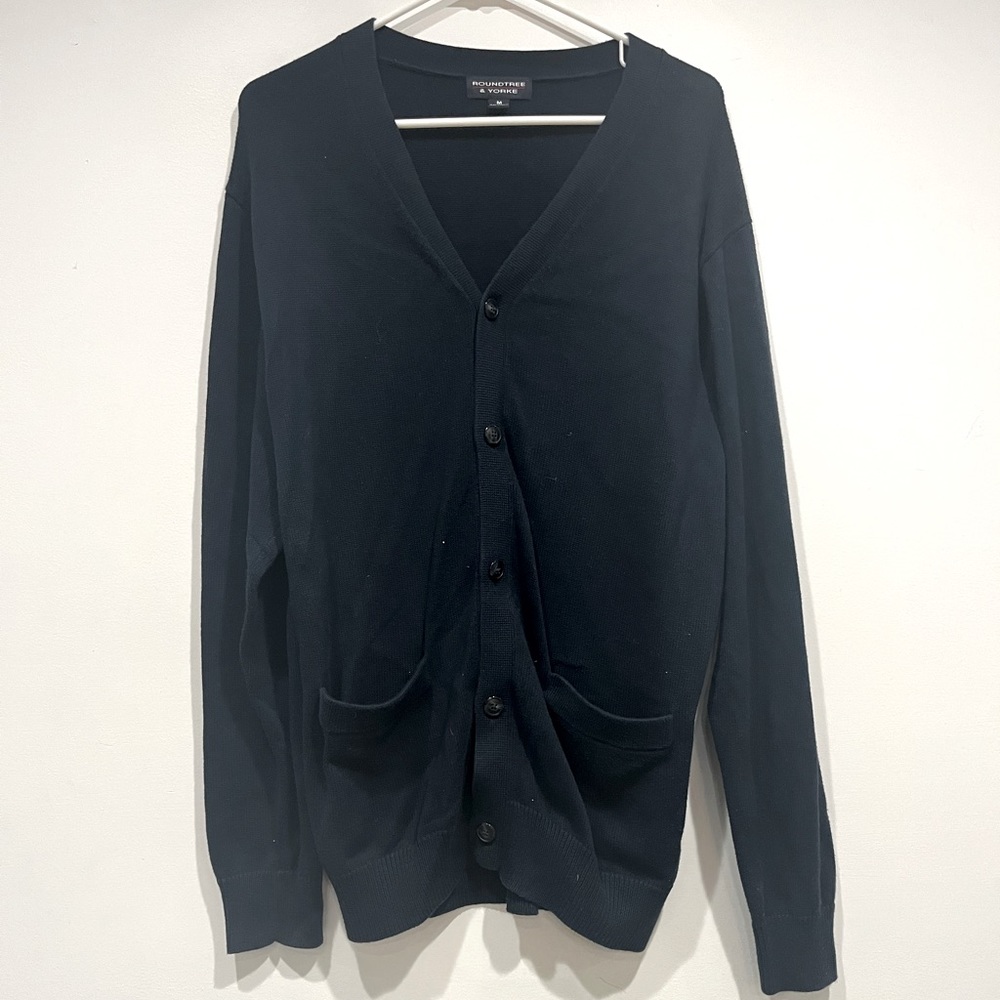 Roundtree & Yorke M cardigan Navy